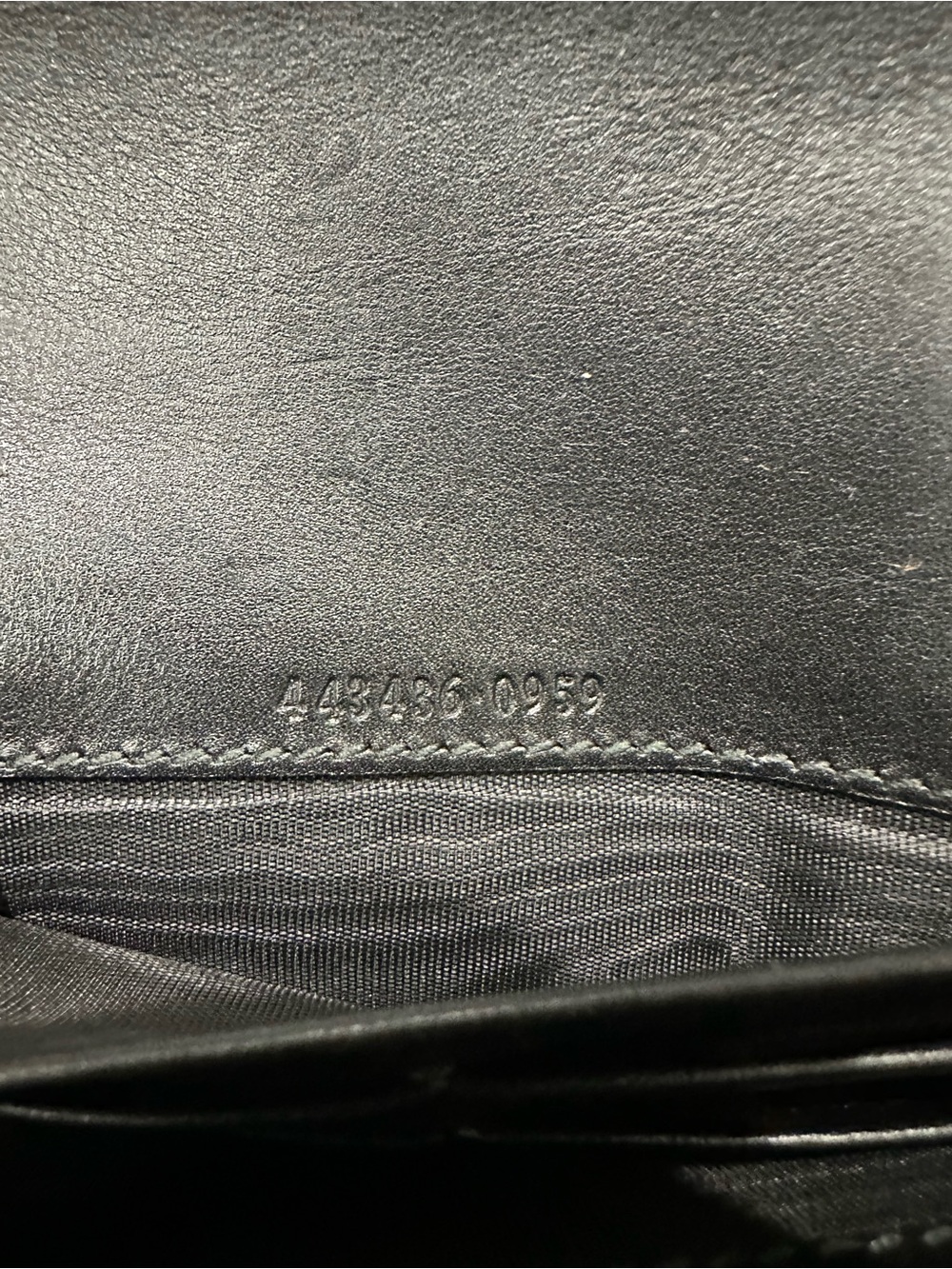 Gucci GG Marmont Matelassé Black Leather Continental Wallet - Picture 12 of 14